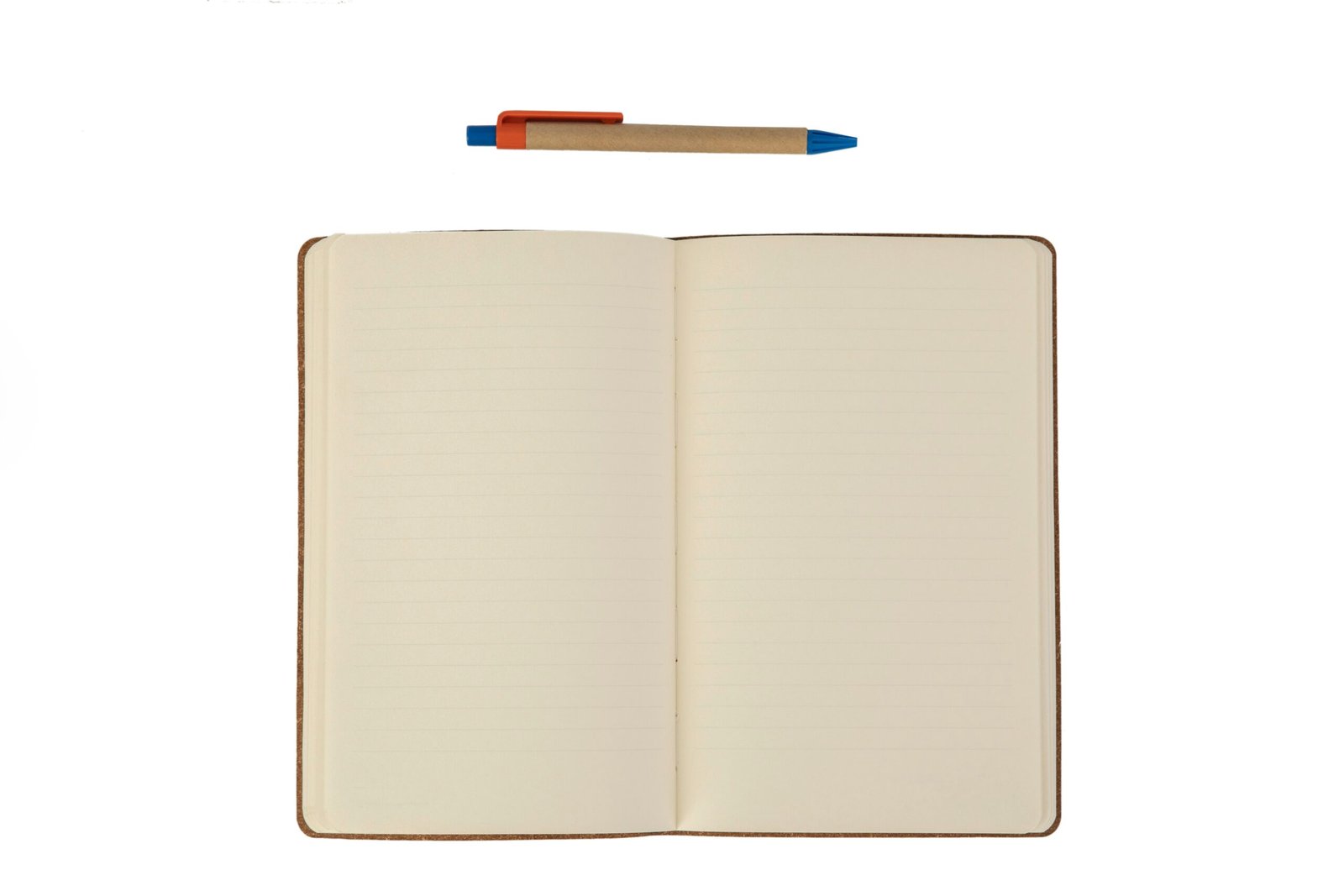 lined notebook KDP interior template open pages