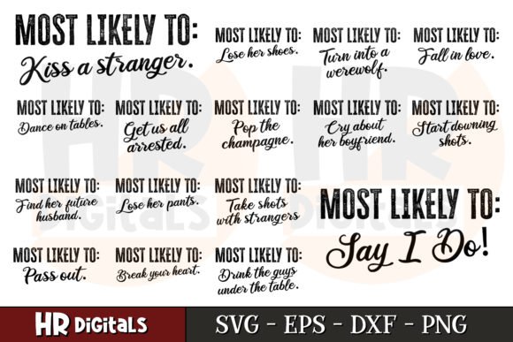 Most Likely to... Bachelorette Party